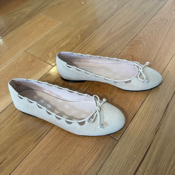 Nicky Hilton x French Sole Nude Ballet Flats - Picture 4 of 6